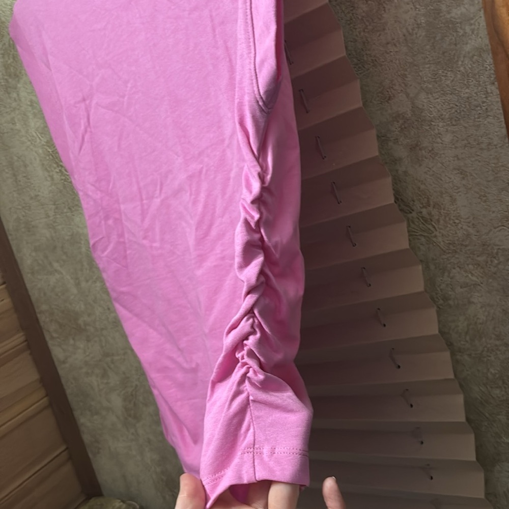 Wishlist Pink Sleeveless Top with Rouched Sides - Picture 3 of 5
